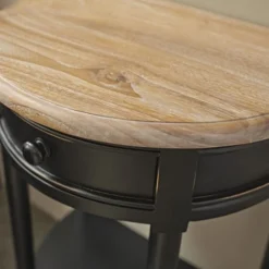 Bois Dessus Bois Dessous Tables De Chevet Table De Chevet 1 Tiroir En Acajou Noir -SURMATELAS Soldes table de chevet 1 tiroir en acajou noir 3