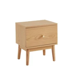 Drawer Tables De Chevet Table De Chevet 1 Tiroir En Bois Clair -SURMATELAS Soldes table de chevet 1 tiroir en bois clair 2