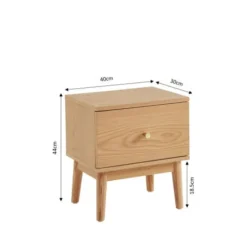 Drawer Tables De Chevet Table De Chevet 1 Tiroir En Bois Clair -SURMATELAS Soldes table de chevet 1 tiroir en bois clair 5