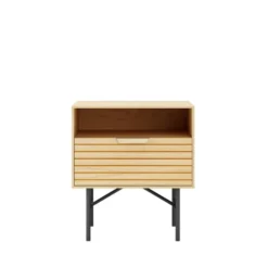 Drawer Tables De Chevet Table De Chevet 1 Tiroir En Bois Clair