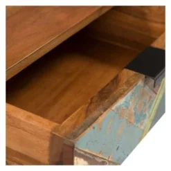 Rendez Vous Déco Tables De Chevet Table De Chevet 1 Tiroir En Bois D'acacia Et Bois Recyclé -SURMATELAS Soldes table de chevet 1 tiroir en bois d acacia et bois recycle 5