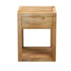 Rendez Vous Déco Tables De Chevet Table De Chevet 1 Tiroir En Bois De Manguier -SURMATELAS Soldes table de chevet 1 tiroir en bois de manguier 5