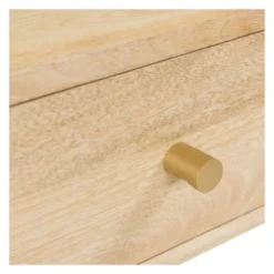 Rendez Vous Déco Tables De Chevet Table De Chevet 1 Tiroir En Bois De Manguier Et Marbre -SURMATELAS Soldes table de chevet 1 tiroir en bois de manguier et marbre 3