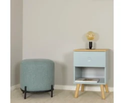 Meubles & Design Tables De Chevet Table De Chevet 1 Tiroir En Bois Vert -SURMATELAS Soldes table de chevet 1 tiroir en bois vert 5