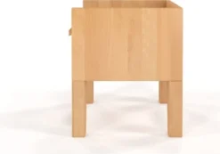 Skandica Tables De Chevet Table De Chevet 1 Tiroir En Hêtre Massif Couleur Bois Clair -SURMATELAS Soldes table de chevet 1 tiroir en hetre massif couleur bois clair 3