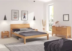 Skandica Tables De Chevet Table De Chevet 1 Tiroir En Hêtre Massif Couleur Bois Clair -SURMATELAS Soldes table de chevet 1 tiroir en hetre massif couleur bois clair 5