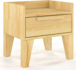 Skandica Tables De Chevet Table De Chevet 1 Tiroir En Pin Massif Clair