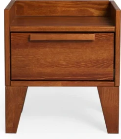 Skandica Tables De Chevet Table De Chevet 1 Tiroir En Pin Massif Foncé -SURMATELAS Soldes table de chevet 1 tiroir en pin massif fonce 1