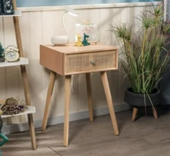 Nordlys Tables De Chevet Table De Chevet 1 Tiroir En Rotin Naturel 9 Nordlys Tables De Chevet Table De Chevet 1 Tiroir En Rotin Naturel -SURMATELAS Soldes table de chevet 1 tiroir en rotin naturel 1