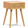 Nordlys Tables De Chevet Table De Chevet 1 Tiroir En Rotin Naturel -SURMATELAS Soldes table de chevet 1 tiroir en rotin naturel
