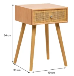 Nordlys Tables De Chevet Table De Chevet 1 Tiroir En Rotin Naturel 12 Nordlys Tables De Chevet Table De Chevet 1 Tiroir En Rotin Naturel -SURMATELAS Soldes table de chevet 1 tiroir en rotin naturel 4