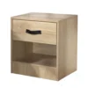 Casâme Tables De Chevet Table De Chevet 1 Tiroir Et 1 Niche - Marron -SURMATELAS Soldes table de chevet 1 tiroir et 1 niche marron