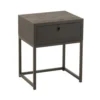 Calicosy Tables De Chevet Table De Chevet 1 Tiroir L45 Cm - Noir 2 Calicosy Tables De Chevet Table De Chevet 1 Tiroir L45 Cm - Noir -SURMATELAS Soldes table de chevet 1 tiroir l45 cm noir