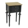 Hellin Tables De Chevet Table De Chevet 2 Tiroirs -SURMATELAS Soldes table de chevet 2 tiroirs