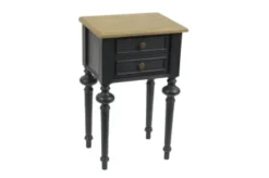 Hellin Tables De Chevet Table De Chevet 2 Tiroirs -SURMATELAS Soldes table de chevet 2 tiroirs 3