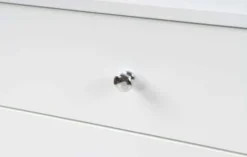 ReCollection Tables De Chevet Table De Chevet 2 Tiroirs Couleur Blanc Et Bois Clair -SURMATELAS Soldes table de chevet 2 tiroirs couleur blanc et bois clair 4