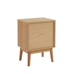 Drawer Tables De Chevet Table De Chevet 2 Tiroirs En Bois Clair -SURMATELAS Soldes table de chevet 2 tiroirs en bois clair 4