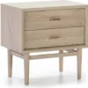 Thai Natura Tables De Chevet Table De Chevet 2 Tiroirs En Bois Clair Cérusé 2 Thai Natura Tables De Chevet Table De Chevet 2 Tiroirs En Bois Clair Cérusé -SURMATELAS Soldes table de chevet 2 tiroirs en bois clair ceruse