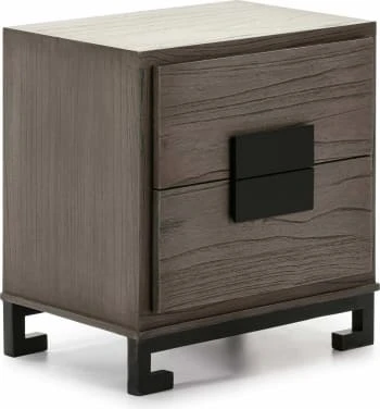 Thai Natura Tables De Chevet Table De Chevet En Bois Noir Et Doré 56x41x60 8 Thai Natura Tables De Chevet Table De Chevet En Bois Noir Et Doré 56x41x60 – Image 6