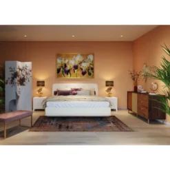 Kare Design Tables De Chevet Table De Chevet 2 Tiroirs En Verre Blanc -SURMATELAS Soldes table de chevet 2 tiroirs en verre blanc 1