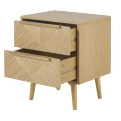 Maisons Du Monde Tables De Chevet Table De Chevet 2 Tiroirs Scultpée -SURMATELAS Soldes table de chevet 2 tiroirs scultpee 1000 8 31 209295 2