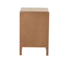 Meubles & Design Tables De Chevet Table De Chevet 3 Tiroirs En Bois Et Rotin -SURMATELAS Soldes table de chevet 3 tiroirs en bois et rotin 3