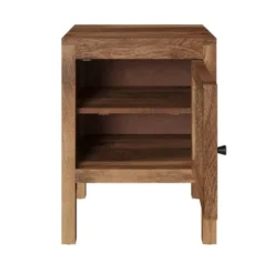 Rendez Vous Déco Tables De Chevet Table De Chevet Ajourée En Bois De Manguier -SURMATELAS Soldes table de chevet ajouree en bois de manguier 5