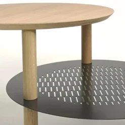 DIZY Design Tables De Chevet Good Is Beautiful Table De Chevet Avec 2 Plateaux Décalés En Chêne & Métal Noir 10 DIZY Design Tables De Chevet Good Is Beautiful Table De Chevet Avec 2 Plateaux Décalés En Chêne & Métal Noir -SURMATELAS Soldes table de chevet avec 2 plateaux decales en chene metal noir 3