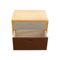 Mobili Rebecca Tables De Chevet Table De Chevet Avec 2 Tiroirs En Bois Marron 11 Mobili Rebecca Tables De Chevet Table De Chevet Avec 2 Tiroirs En Bois Marron -SURMATELAS Soldes table de chevet avec 2 tiroirs en bois marron 9