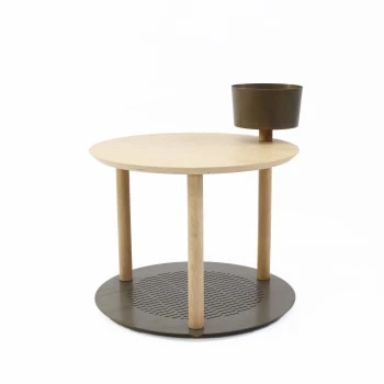DIZY Design Tables De Chevet Good Is Beautiful Table De Chevet Avec Bol En Chêne Et Métal Noir 8 DIZY Design Tables De Chevet Good Is Beautiful Table De Chevet Avec Bol En Chêne Et Métal Noir – Image 6