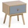 Beliani Tables De Chevet Table De Chevet Avec Tiroir -SURMATELAS Soldes table de chevet avec tiroir
