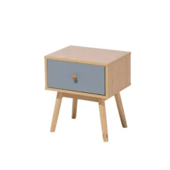 Beliani Tables De Chevet Table De Chevet Avec Tiroir -SURMATELAS Soldes table de chevet avec tiroir 3