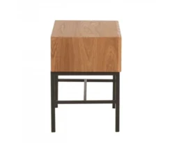 Meubles & Design Tables De Chevet Table De Chevet Avec Tiroir En Bois Et Métal -SURMATELAS Soldes table de chevet avec tiroir en bois et metal 1