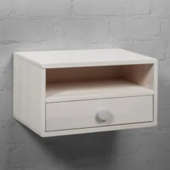 WOODEK Tables De Chevet Table De Chevet Avec Tiroir En Bouleau Blanc 11 WOODEK Tables De Chevet Table De Chevet Avec Tiroir En Bouleau Blanc -SURMATELAS Soldes table de chevet avec tiroir en bouleau blanc 9