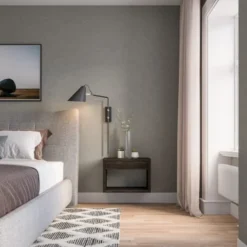 WOODEK Tables De Chevet Table De Chevet Avec Tiroir En Hêtre Noir Grand -SURMATELAS Soldes table de chevet avec tiroir en hetre noir grand 2