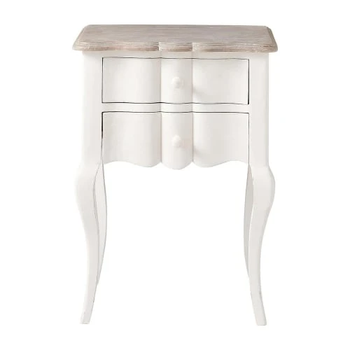 Maisons Du Monde Tables De Chevet Table De Chevet Avec Tiroirs En Manguier Blanche L 48 Cm 3 Maisons Du Monde Tables De Chevet Table De Chevet Avec Tiroirs En Manguier Blanche L 48 Cm