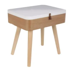 The Home Deco Factory Tables De Chevet Table De Chevet Blanche