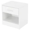 ML-Design Tables De Chevet Table De Chevet Blanche, 36x29x38 Cm -SURMATELAS Soldes table de chevet blanche 36x29x38 cm
