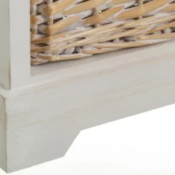 Wadiga Tables De Chevet Table De Chevet Bois 1 Tiroir + 1 Panier -SURMATELAS Soldes table de chevet bois 1 tiroir 1 panier 4