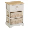 Wadiga Tables De Chevet Table De Chevet Bois 1 Tiroir + 2 Paniers 1 Wadiga Tables De Chevet Table De Chevet Bois 1 Tiroir + 2 Paniers -SURMATELAS Soldes table de chevet bois 1 tiroir 2 paniers