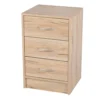 Wadiga Tables De Chevet Table De Chevet Bois 3 Tiroirs - 38x34x60cm -SURMATELAS Soldes table de chevet bois 3 tiroirs 38x34x60cm