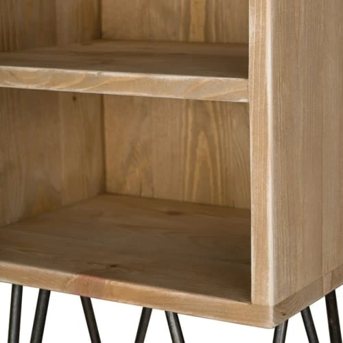 Dendro Tables De Chevet Table De Chevet Bois Massif Pied Métal 7 Dendro Tables De Chevet Table De Chevet Bois Massif Pied Métal – Image 5