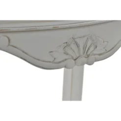 Wadiga Tables De Chevet Table De Chevet Classique Romantique En Bois Blanc -SURMATELAS Soldes table de chevet classique romantique en bois blanc 1