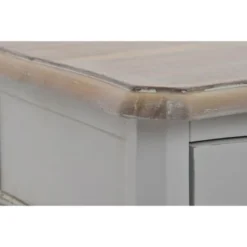 Wadiga Tables De Chevet Table De Chevet Classique Romantique En Bois Blanc -SURMATELAS Soldes table de chevet classique romantique en bois blanc 3