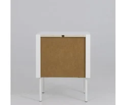 Meubles & Design Tables De Chevet Table De Chevet Contemporaine Avec Tiroir Blanc -SURMATELAS Soldes table de chevet contemporaine avec tiroir blanc 5