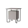 Toilinux Tables De Chevet Table De Chevet Design Marron -SURMATELAS Soldes table de chevet design marron 6