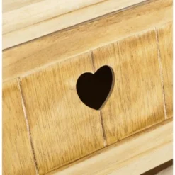 Wadiga Tables De Chevet Table De Chevet En Bois 1 Tiroir Et 2 Paniers H58cm -SURMATELAS Soldes table de chevet en bois 1 tiroir et 2 paniers h58cm 3