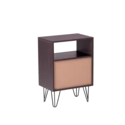 Beliani Tables De Chevet Table De Chevet En Bois Avec 2 Tiroirs -SURMATELAS Soldes table de chevet en bois avec 2 tiroirs 3