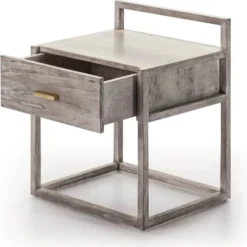 Thai Natura Tables De Chevet Table De Chevet En Bois Beige Et Gris 50x40x60 10 Thai Natura Tables De Chevet Table De Chevet En Bois Beige Et Gris 50x40x60 -SURMATELAS Soldes table de chevet en bois beige et gris 50x40x60 4