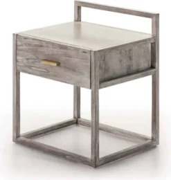 Thai Natura Tables De Chevet Table De Chevet En Bois Beige Et Gris 50x40x60 13 Thai Natura Tables De Chevet Table De Chevet En Bois Beige Et Gris 50x40x60 -SURMATELAS Soldes table de chevet en bois beige et gris 50x40x60 6